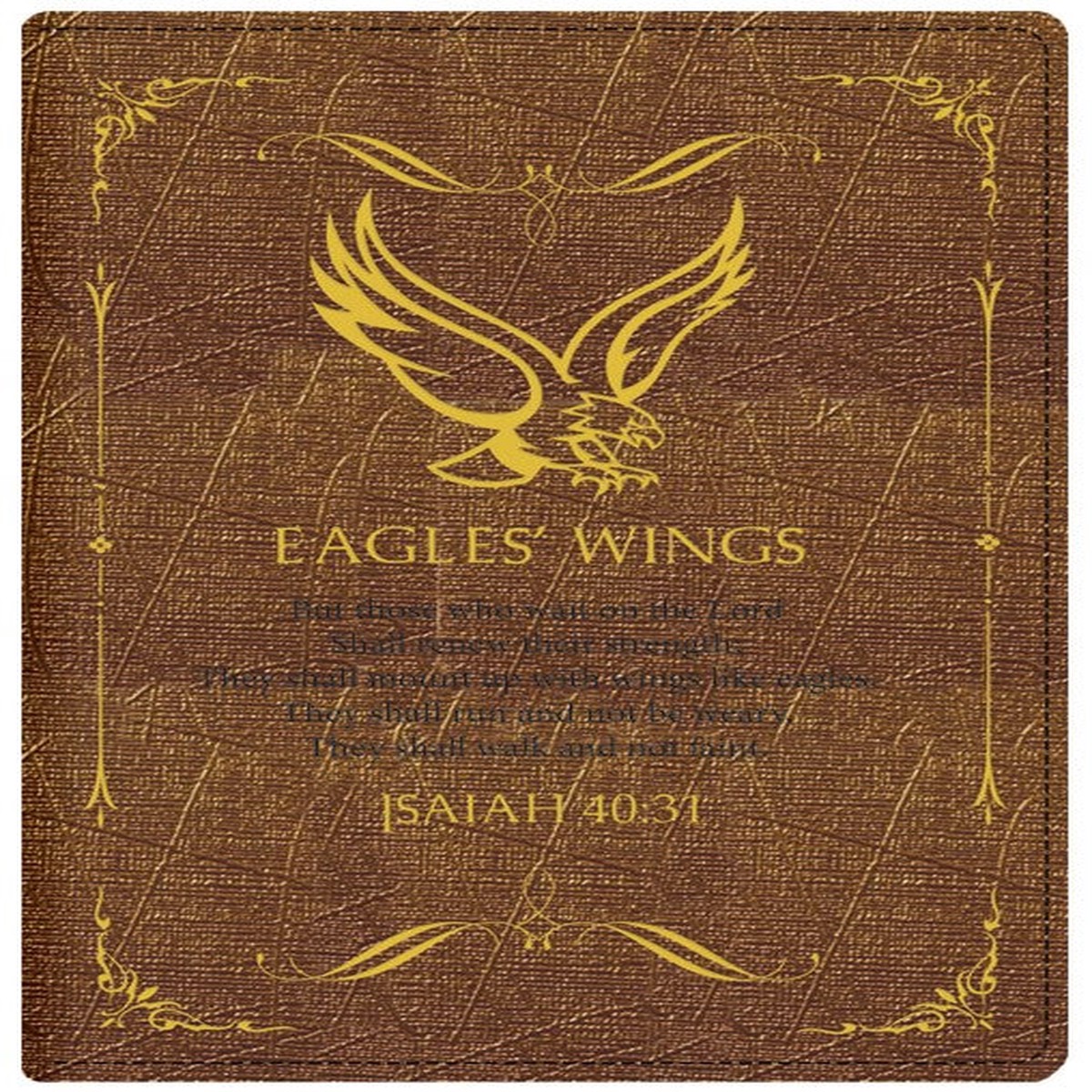 Eagles' Wings: Isaiah 40:31. Lux Leather Journal