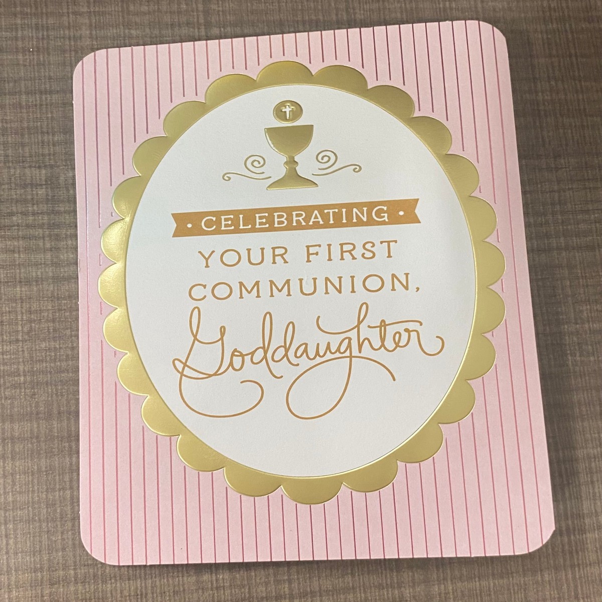 Your First Communion Goddaughter- Card