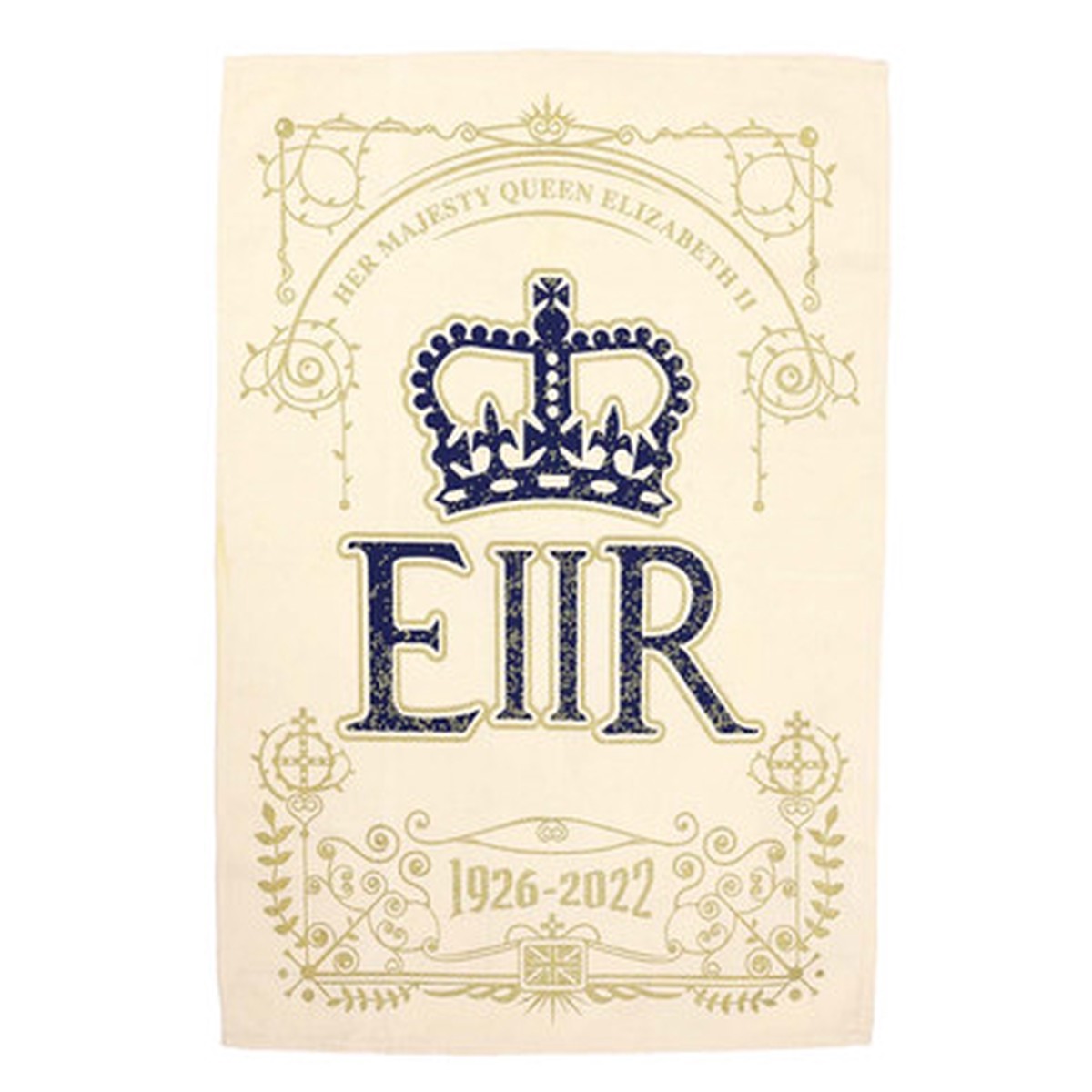 Westminster Abbey Queen Elizabeth II Tea Towel